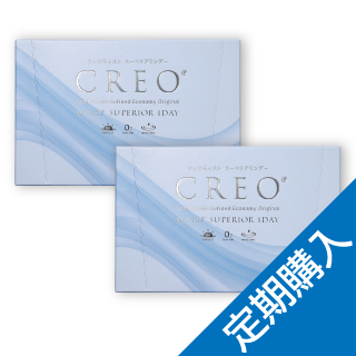 【定期】【送料無料】クレオモイストスーペリアワンデー 30枚 2箱（25日間隔お届け）