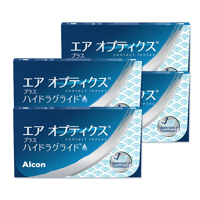 【送料無料】エアオプティクス プラス ハイドラグライド 4箱