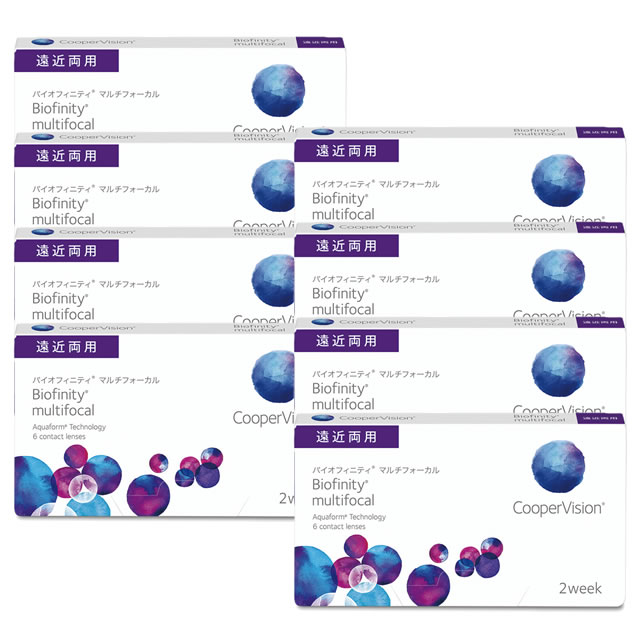 【送料無料】バイオフィニティマルチフォーカル 6箱