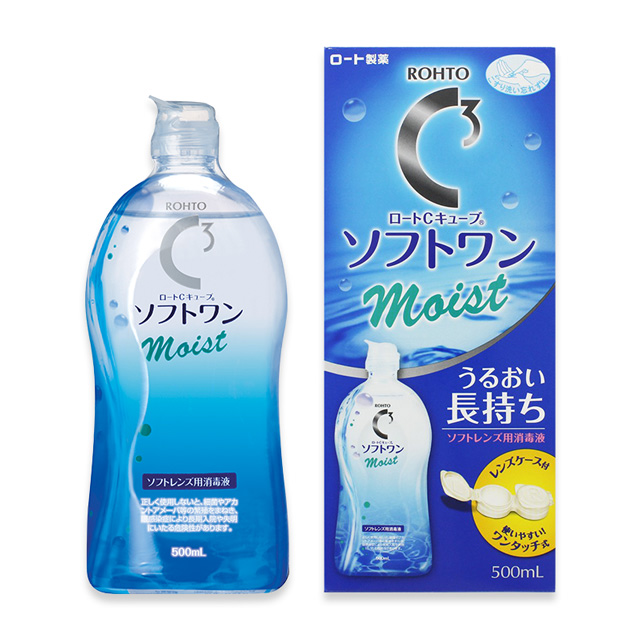 【送料無料】ロート Cキューブ ソフトワンモイストa 500ml 1箱
