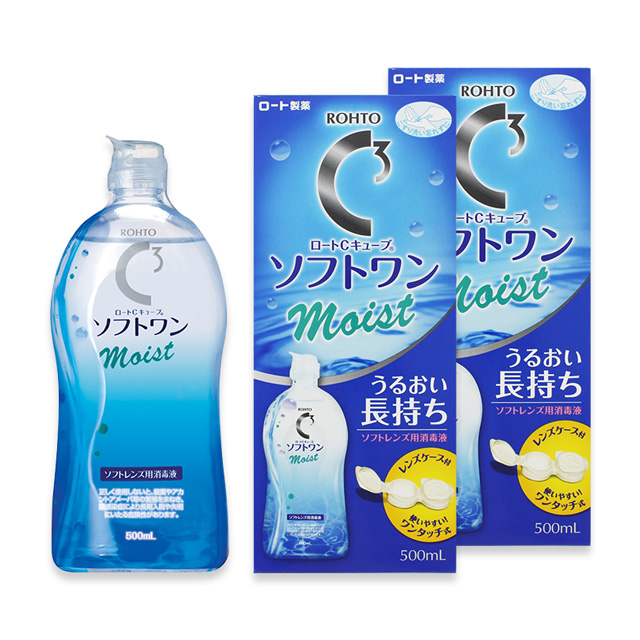 【送料無料】ロート Cキューブ ソフトワンモイストa 500ml 1箱