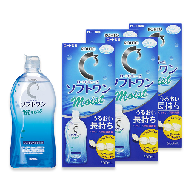 【送料無料】ロート Cキューブ ソフトワンモイストa 500ml 1箱