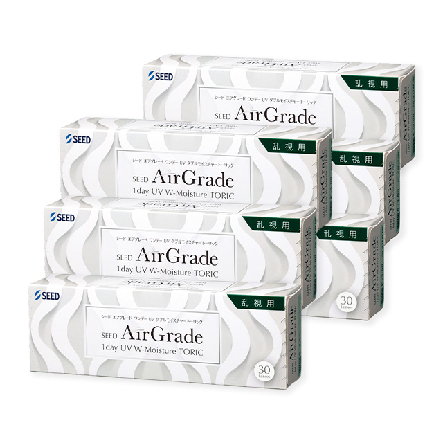 【送料無料】エアグレード ワンデーUVWモイスチャートーリック30枚 1箱