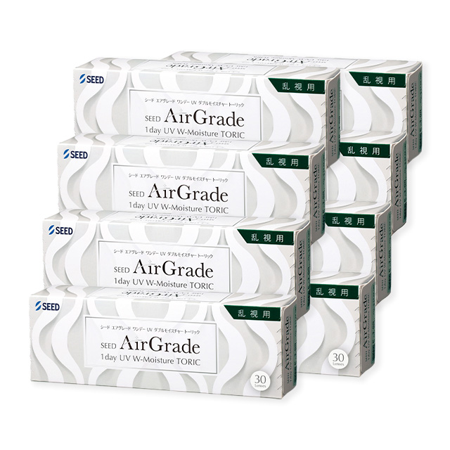 【送料無料】エアグレード ワンデーUVWモイスチャートーリック30枚 1箱