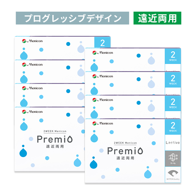 【送料無料】2WEEKメニコン プレミオ 遠近両用（プログレッシブデザイン）1箱