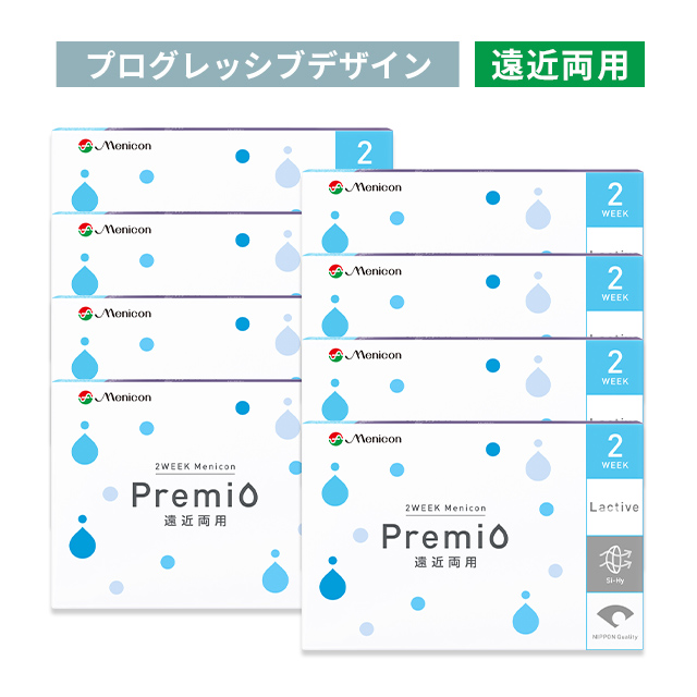 【送料無料】【YM】2WEEKメニコン プレミオ 遠近両用（プログレッシブデザイン）1箱