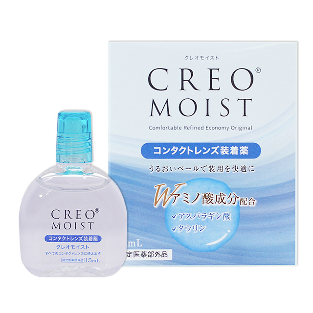 【送料無料】【YM】クレオモイスト1箱 15ml 1本（コンタクトレンズ装着薬）