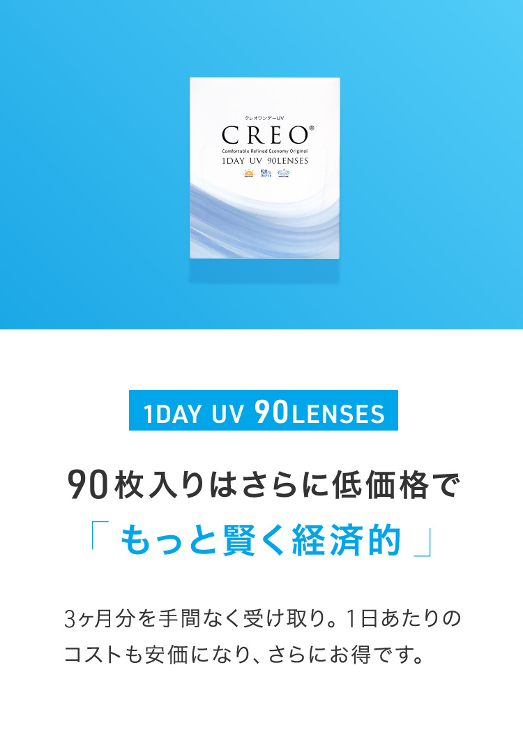 90枚入りはさらに低価格でもっと賢く経済的