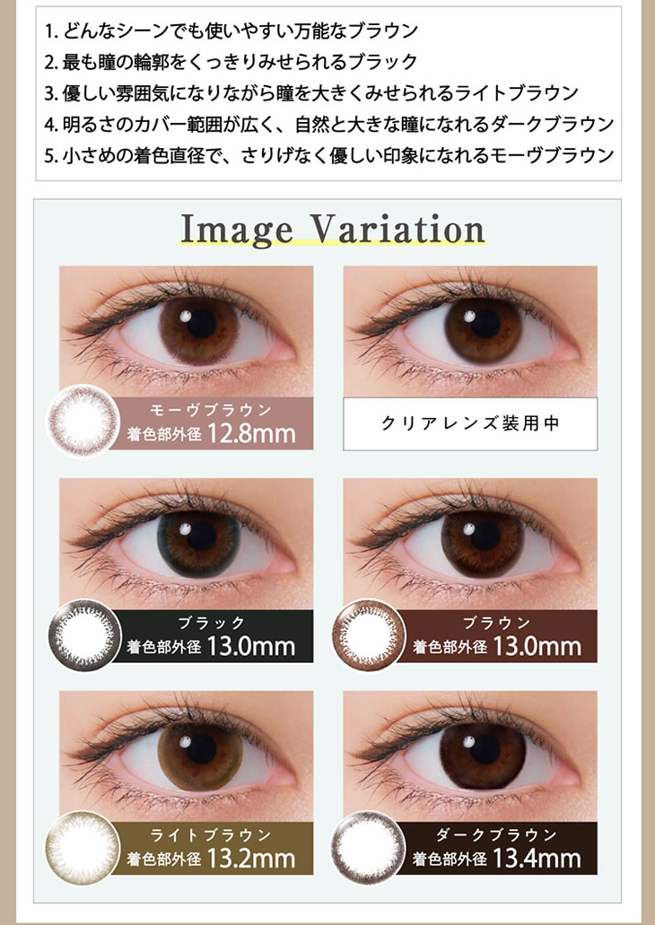 NeoSight onedayRingUV × なりたい瞳